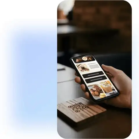 An AI-powered menu answering a customer on a phone