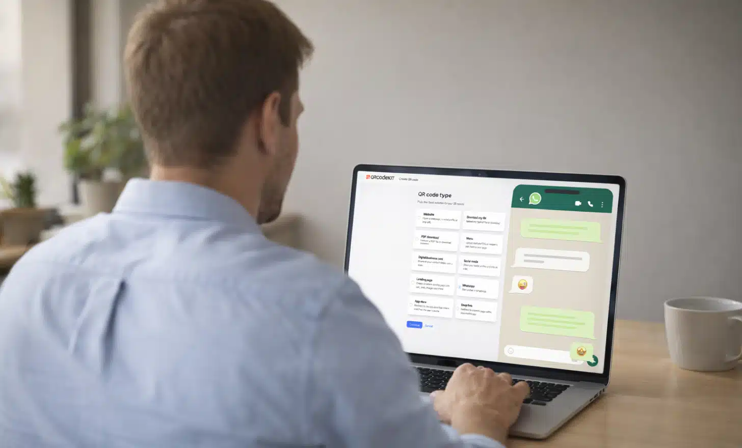 How QRCodeKIT supports QR to WhatsApp campaigns