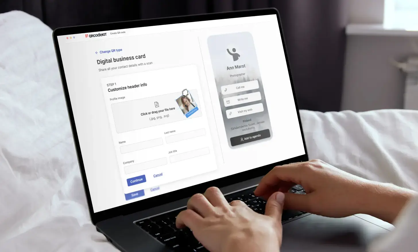 New and modern QR code kit app