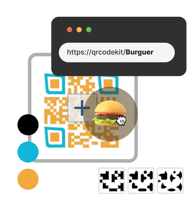 Whatsapp QR burger