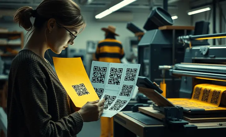 Os códigos QR podem ser impressos em qualquer material?