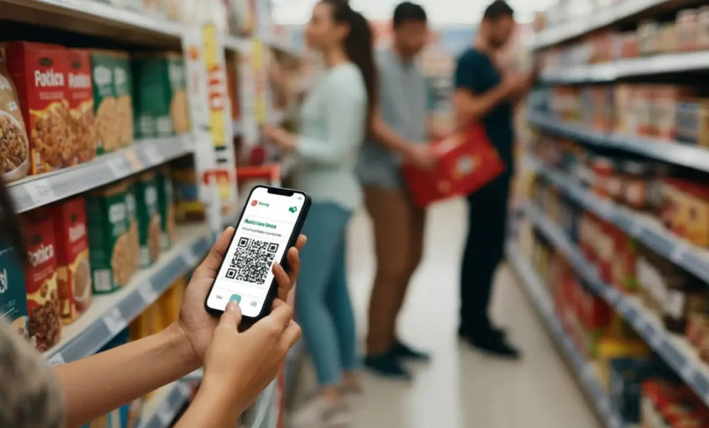 Códigos QR em embalagens de produtos