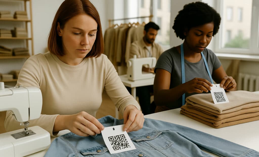 Quais benefícios os códigos QR oferecem aos profissionais de marketing da moda?