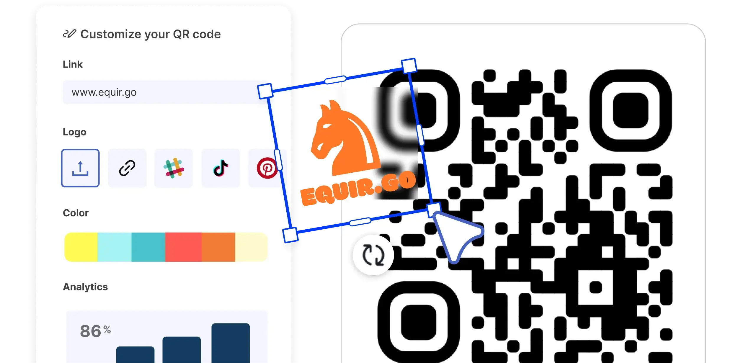 Custom QR codes